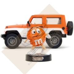 JADA TOYS 1/24 ÖLÇEK  M&M's ORANGE &2007 JEEP WRANGLER