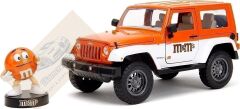 JADA TOYS 1/24 ÖLÇEK  M&M's ORANGE &2007 JEEP WRANGLER