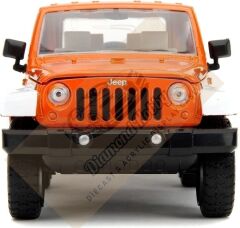 JADA TOYS 1/24 ÖLÇEK  M&M's ORANGE &2007 JEEP WRANGLER