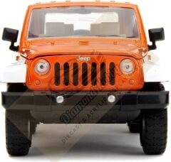 JADA TOYS 1/24 ÖLÇEK  M&M's ORANGE &2007 JEEP WRANGLER
