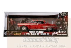 JADA TOYS 1/24 FREDDY KRUGER & 1958 CADILLAC SERİES 62 ON ELM STREET