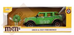 JADA TOYS 1/24 ÖLÇEK  M&M's GREEN &2021 FORS BRONCO