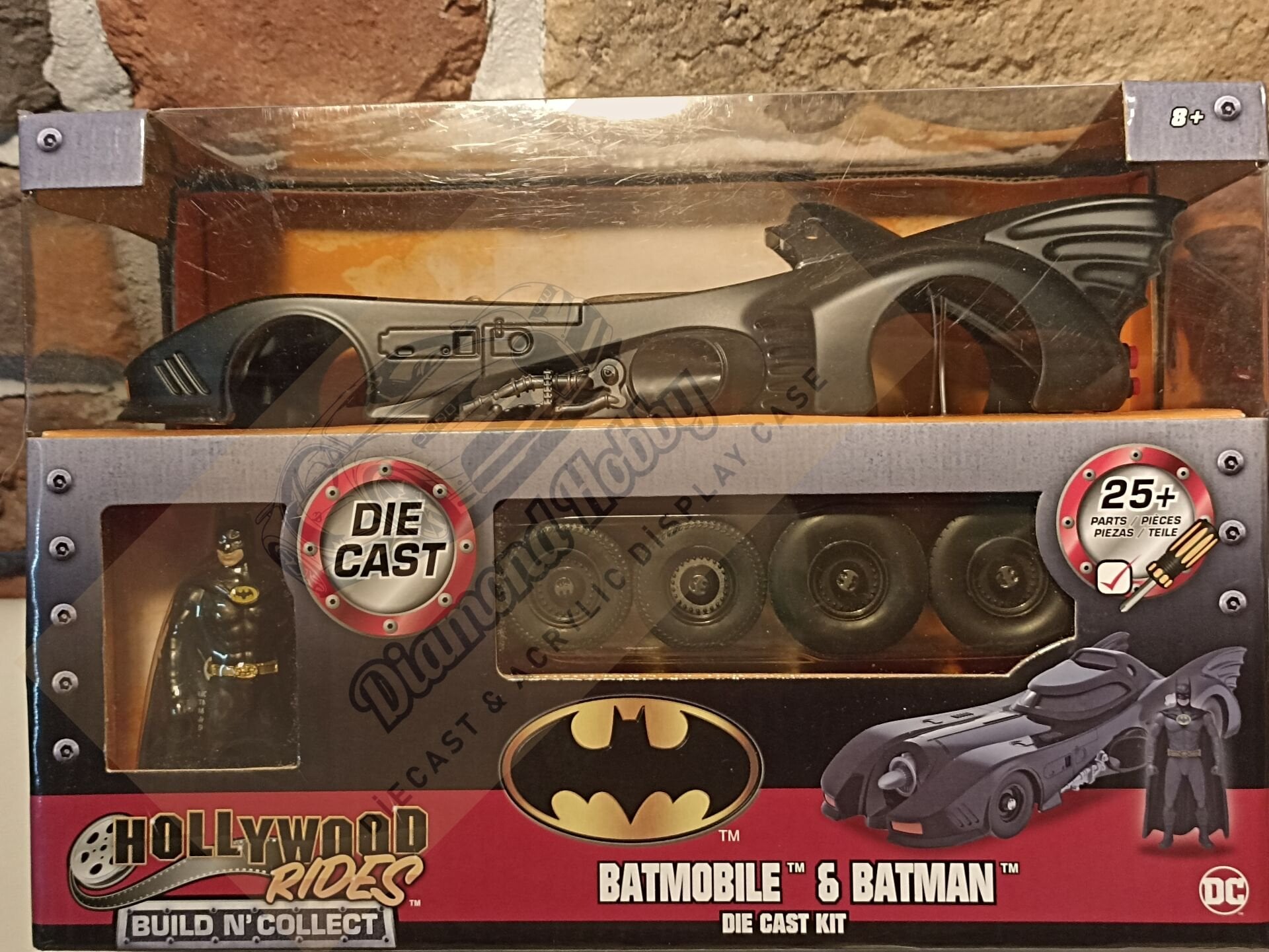 JADA TOYS 1/24 ÖLÇEK BATMAN & BATMOBİLE DİE CAST KİT