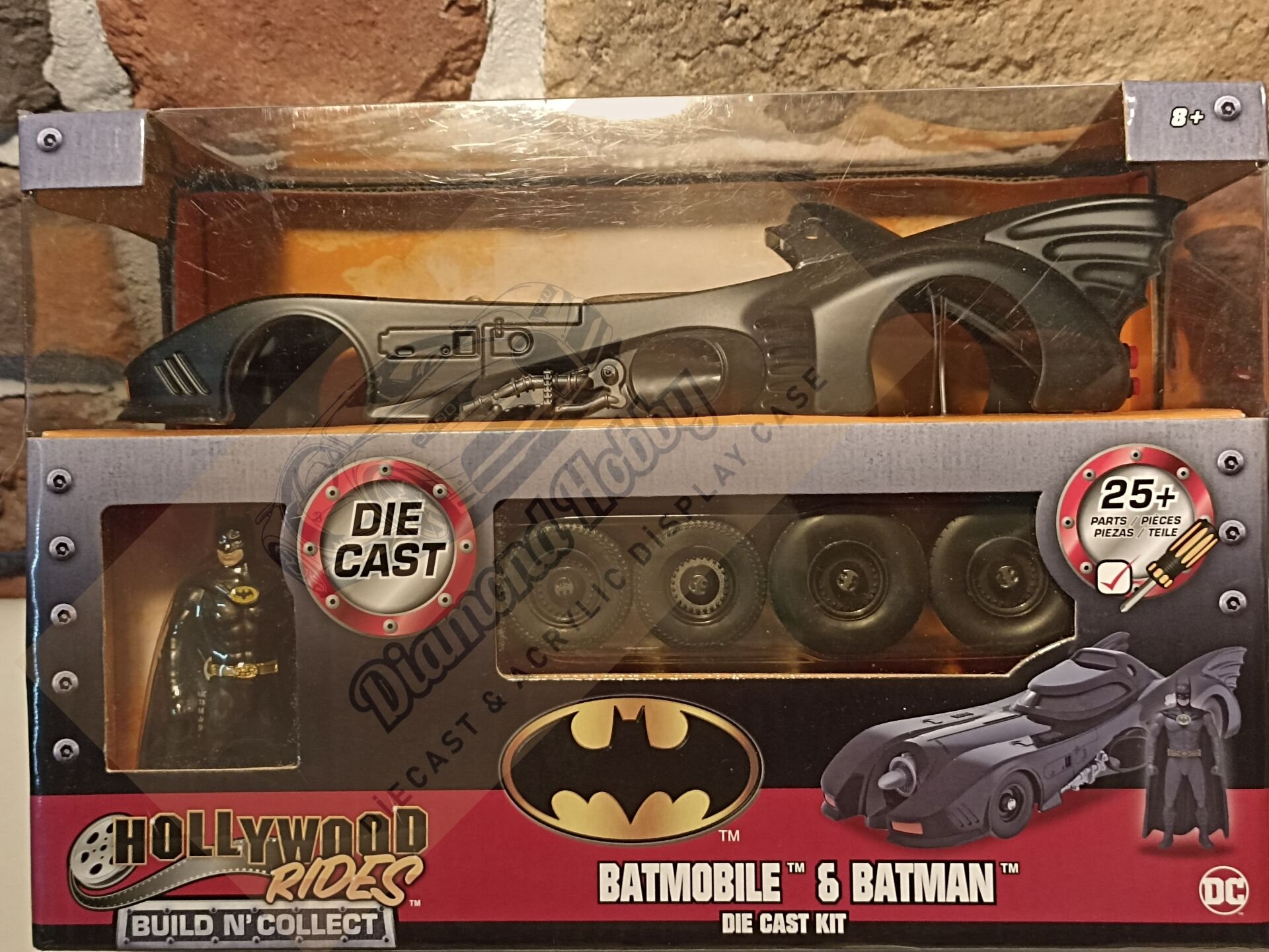 JADA TOYS 1/24 ÖLÇEK BATMAN & BATMOBİLE DİE CAST KİT
