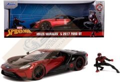 JADA TOYS 1/24 ÖLÇEK SPİDER-MAN-MILES MORALES & 2017 FORD GT
