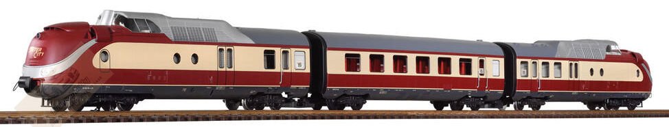 PİKO G ÖLÇEK  37321 DB IV TEE Turbine BR602 3-Unit Train