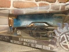 JADA TOYS 1/24 ölçek SUPERNATURAL DEAN WİNCHESTER & CHEVROLET