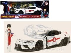 JADA TOYS 1/24 ölçek ROBOTECH RICK HUNTER & 2020 TOYOTA SUPRA