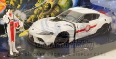 JADA TOYS 1/24 ölçek ROBOTECH RICK HUNTER & 2020 TOYOTA SUPRA