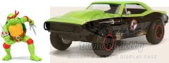JADA TOYS 1/24 ölçek NINJA TURTLES RAPHAEL & 1967 CHEVROLET CAMARO
