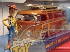 JADA TOYS 1/24 ölçek WOODY & VOLKSWAGEN T1 BUS