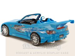 JADA TOYS 1/24 ÖLÇEK  FAST &FURIOUS 2001 HONDA S2000 MAVİ