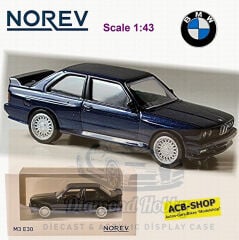 NOREV 1/43 ÖLÇEK BMW M3 E30 LACİVERT