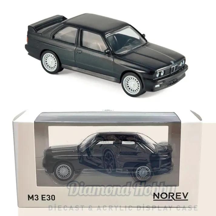 NOREV 1/43 ÖLÇEK BMW M3 E30 SİYAH RENK