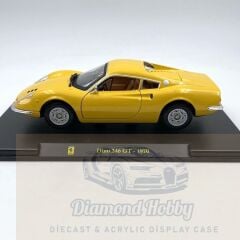 BURAGO 1/24 FERRARİ DİNO 246 GT -1970 SARI RENK