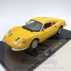 BURAGO 1/24 FERRARİ DİNO 246 GT -1970 SARI RENK