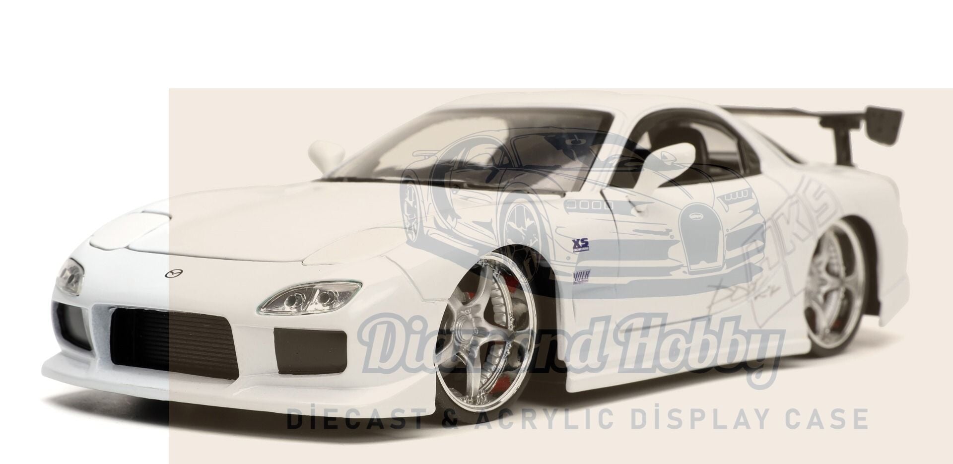 JADA TOYS 1/24 ÖLÇEK FAST&FURIOUS 1993 MAZDA RX-7