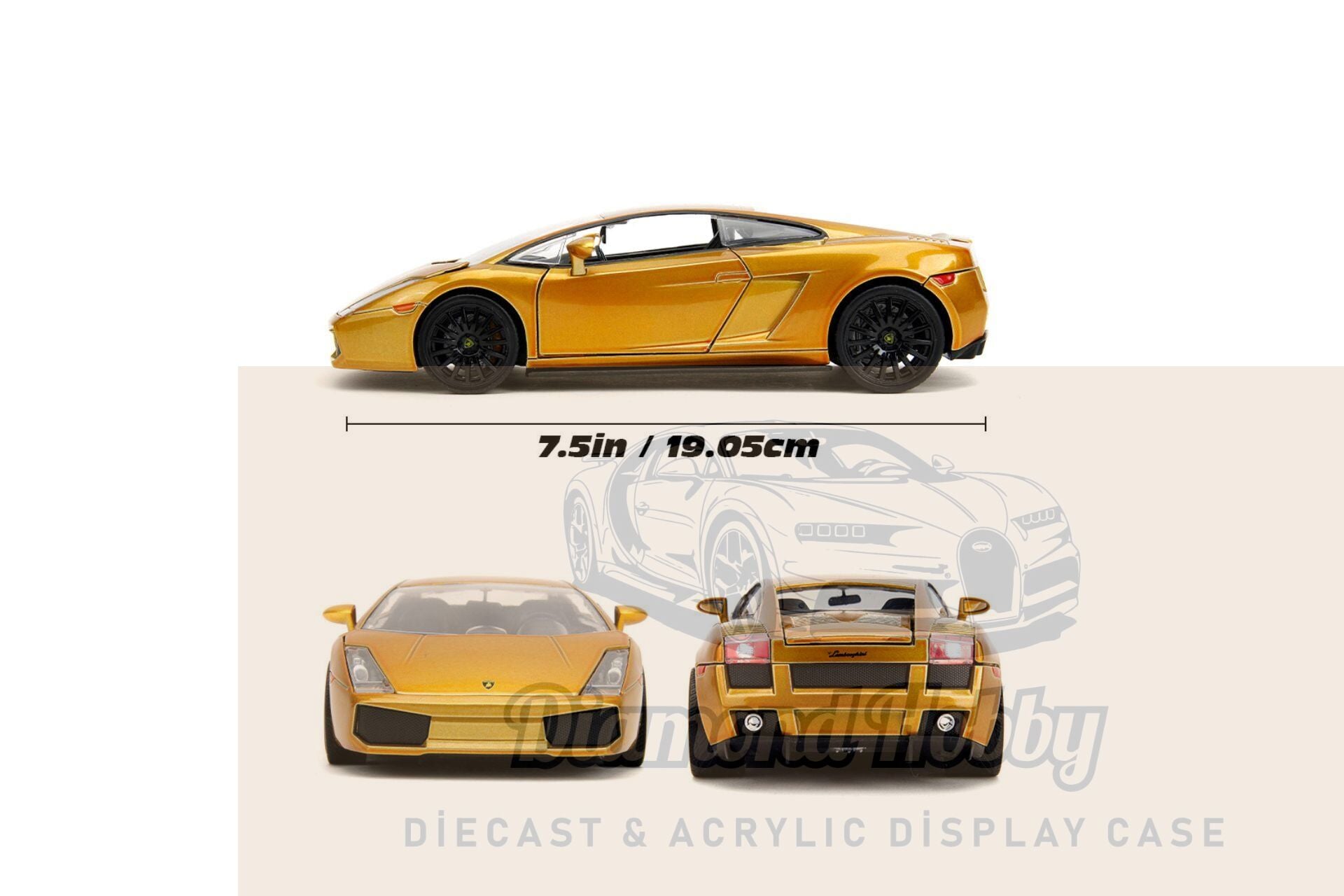 JADA TOYS 1/24 ÖLÇEK FAST&FURIOUS LAMBORGHİNİ GALLARDO