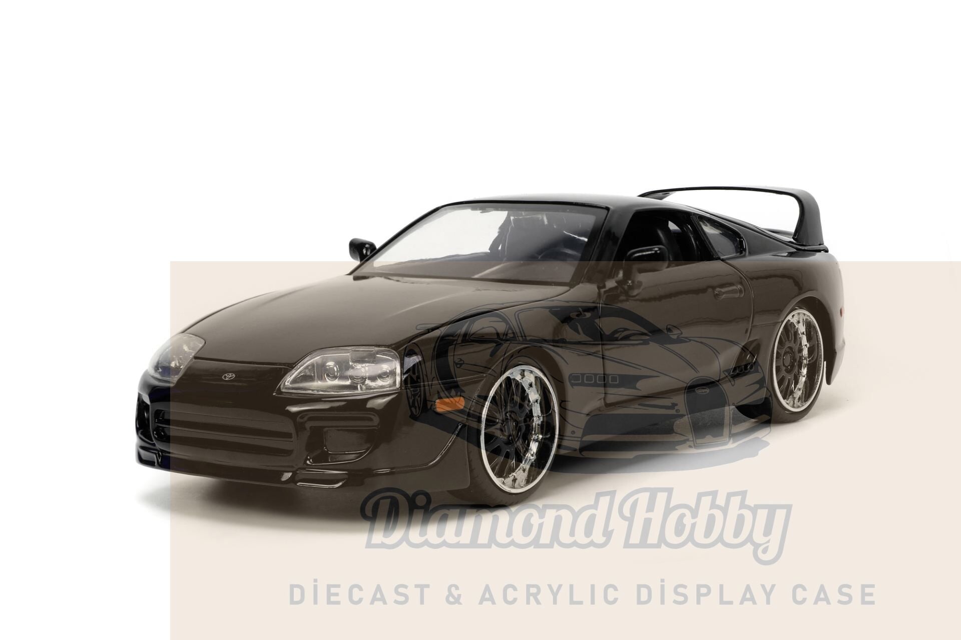 JADA TOYS 1/24 ÖLÇEK FAST & FURIOUS 1995 TOYOTA SUPRA - SİYAH