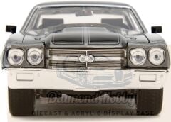 JADA TOYS 1/24 ÖLÇEK FAST & FURIOUS 1970 CHEVROLET CHEVELLE SS-GRİ