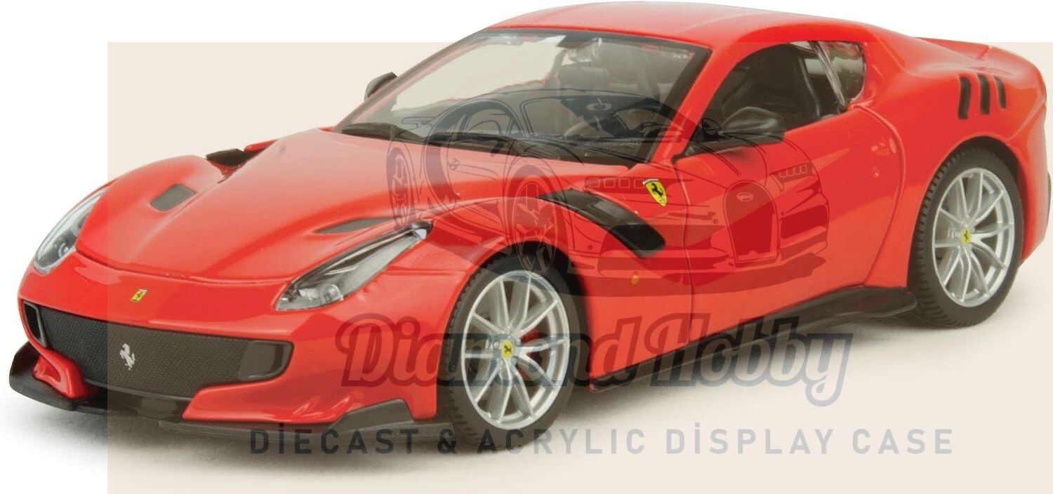 BURAGO 1/24 ÖLÇEK  FERRARİ F12tdf   -KIRMIZI RENK