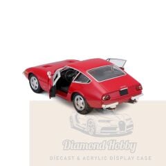 BURAGO 1/24 ÖLÇEK  FERRARİ 365 GTB4   -KIRMIZI RENK