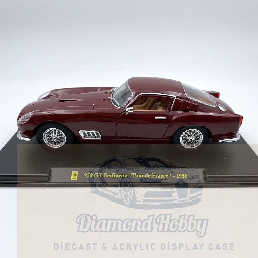BURAGO 1/24 ÖLÇEK  FERRARİ 250 GT Berlinetta 1956-BORDO RENK