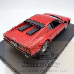 BURAGO 1/24 ÖLÇEK  FERRARİ 365 GT4 BB-1973 KIRMIZI-SİYAH RENK